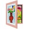 Americanflat 10x12.5 Kids Art Frame - 8.5x11 with Mat or 10x12.5 without Mat - Kids Artwork Frame - Magnetic Frame Closure - Shatter Resistant Glass - Hanging Hardware